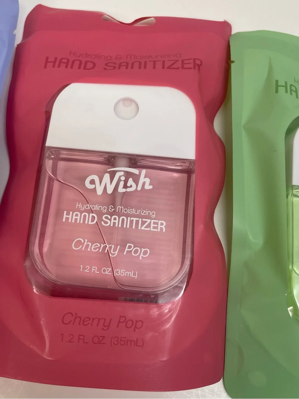 Wish Purple Rain & Cherry Pop Hydrating & Moisturizing Hand Sanitizer Set of 2